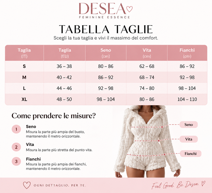 Desea Teddy™ – Tutina Cozy in Peluche