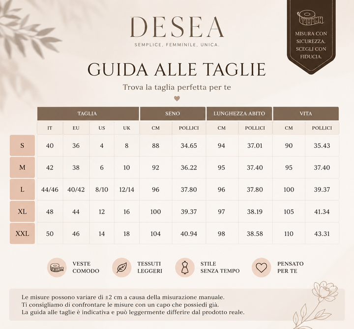Abito Deséa™ Lungo – Schiena Regolabile